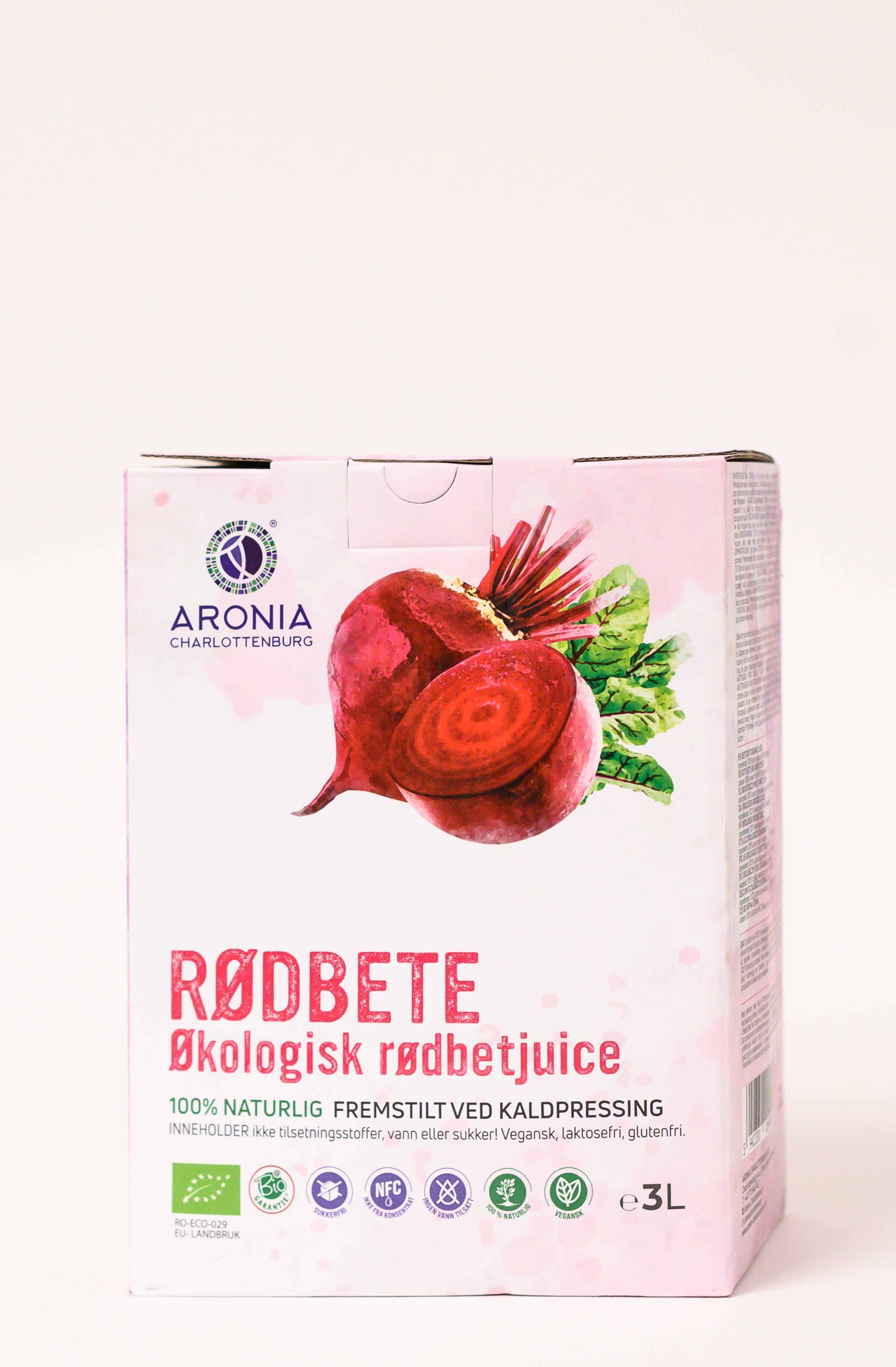 Rødbete Økologisk Juice 3 Liter